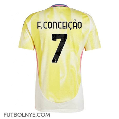 Camiseta Juventus Francisco Conceicao #7 Visitante Equipación 2024-25 manga corta